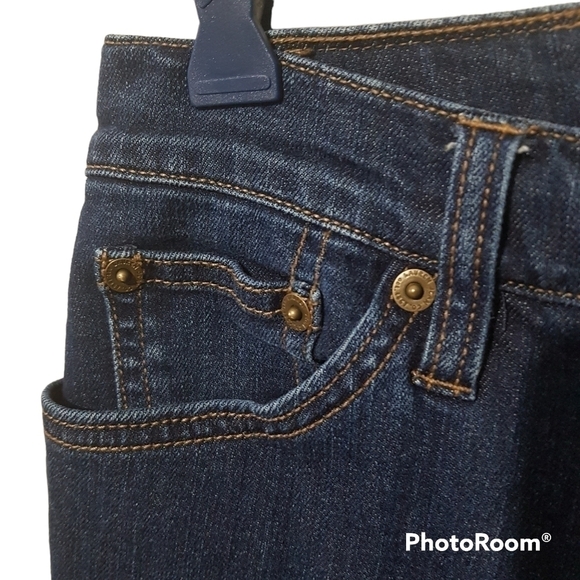 Lauren Ralph Lauren Modern Skinny Low Rise Blue Jeans. - Picture 6 of 12